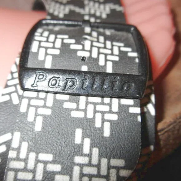 Birkenstock Arizona Papillio Slide Sandals Size 11 Vegan Leather Comfort Slip On - Picture 3 of 10